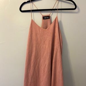 Fab’rik Pink Suede Dress